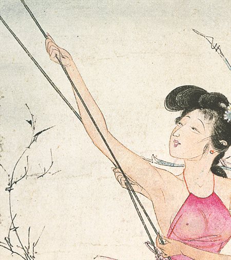 商南县-胡也佛的仕女画和最知名的金瓶梅秘戏图